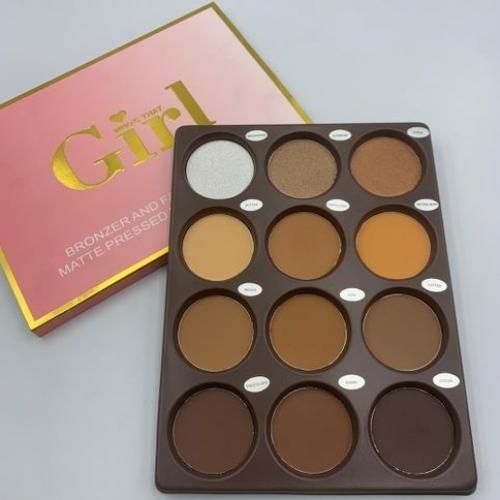 Who's That Girl 12 In 1 Professional Powder Powder Palette**