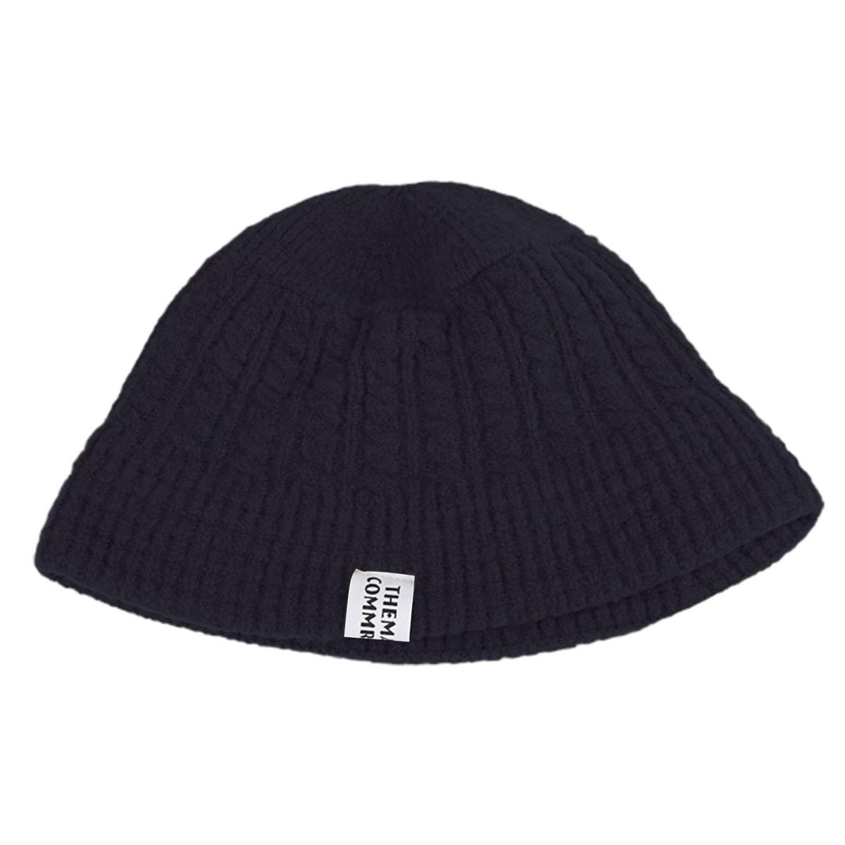 Unisex Cap Windproof Ear Protection Cap Black