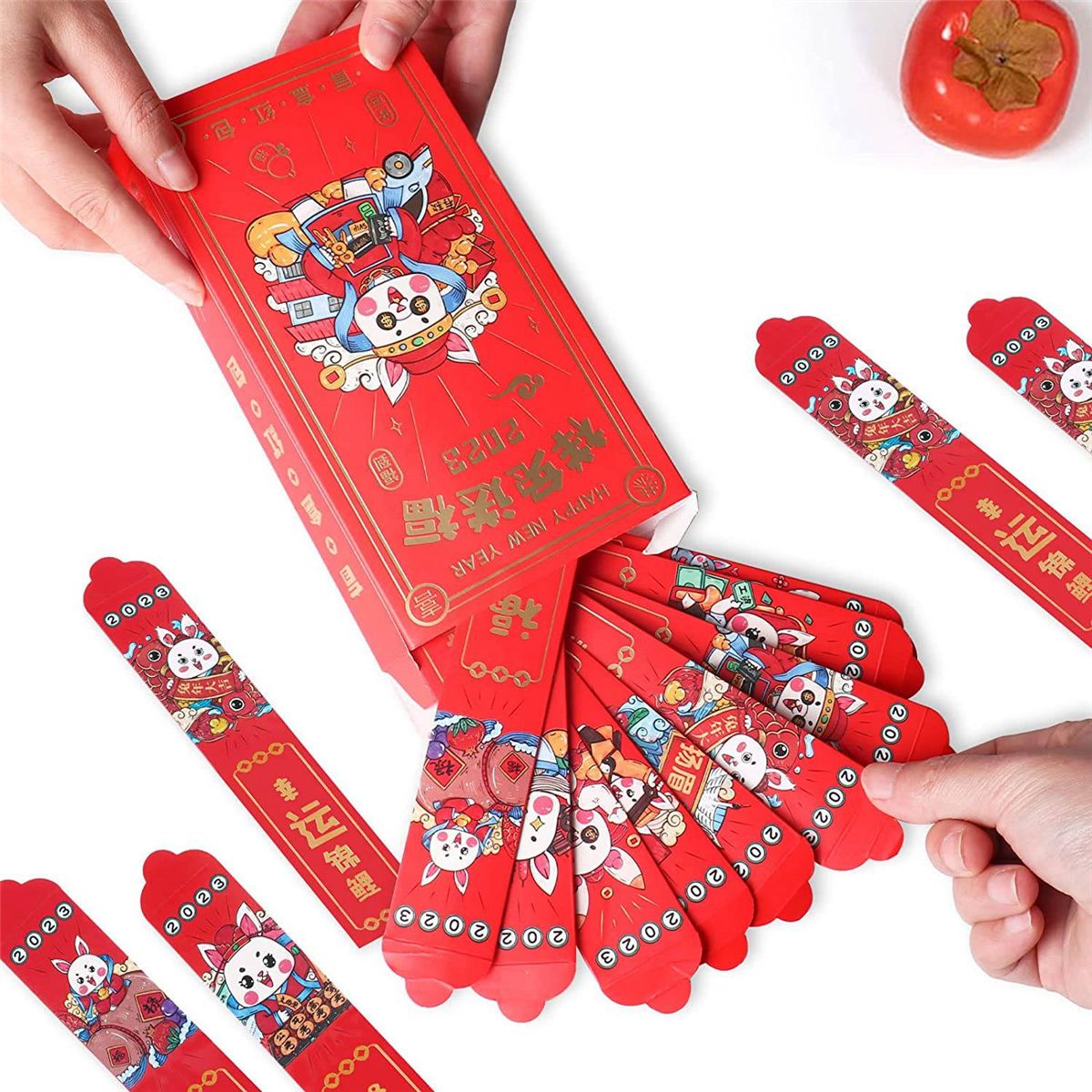Mysterious Box Lucky Draw Red Envelope 12 Funny Rabbits Lucky Money Red Envelope Spring Red Envelope