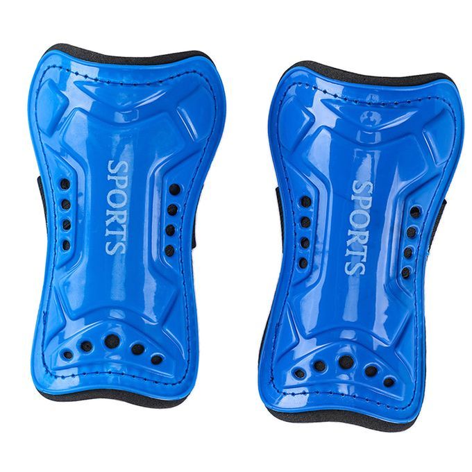 2x Children Adults SHINPADS Leg Protector Leg Protector Equipment Blue