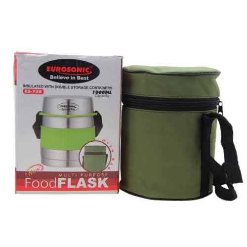 Multipurpose Food Flask With Bag & Inner Layer-1000ml