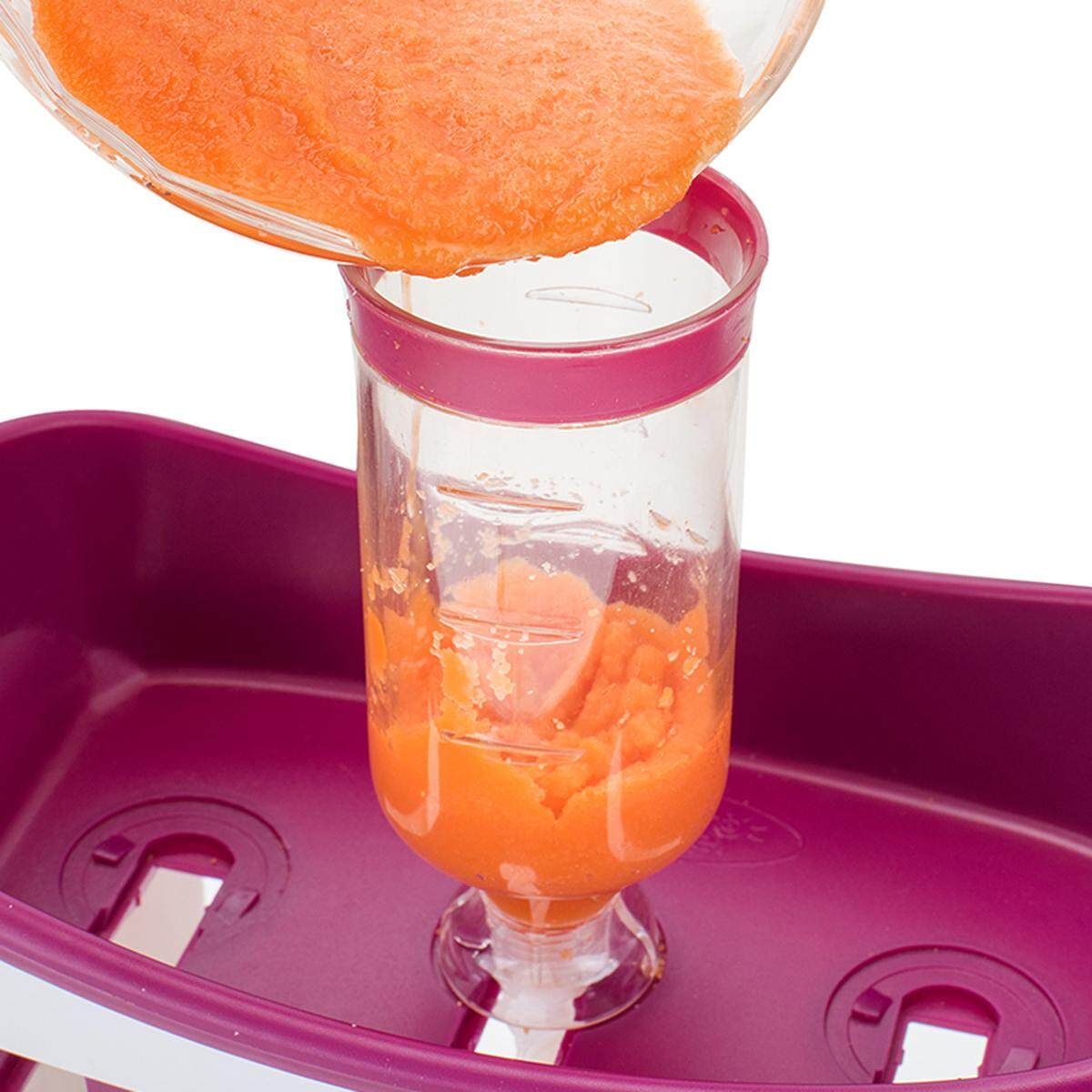 Infant Baby Feeding Food Squeeze Station Toddler Fruit Maker Dispenser Homemade