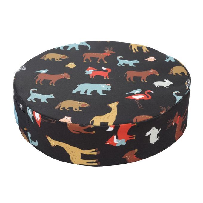 Kids High Chair Portable Booster Seat Cushion Travel Dining Seat Black