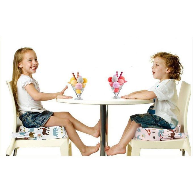 Kids High Chair Portable Booster Seat Cushion Travel Dining Seat Black