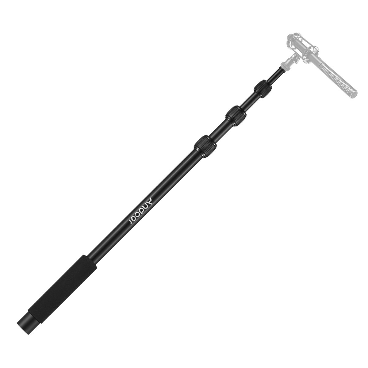 Andoer Handheld Microphone Boom Arm 4-Section Extendable