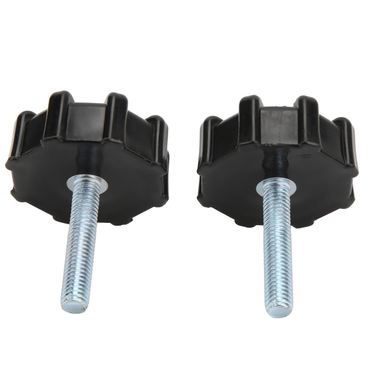 Motorcycle Handlebar Knob Screw M8 40mm Thread Carbon Steel