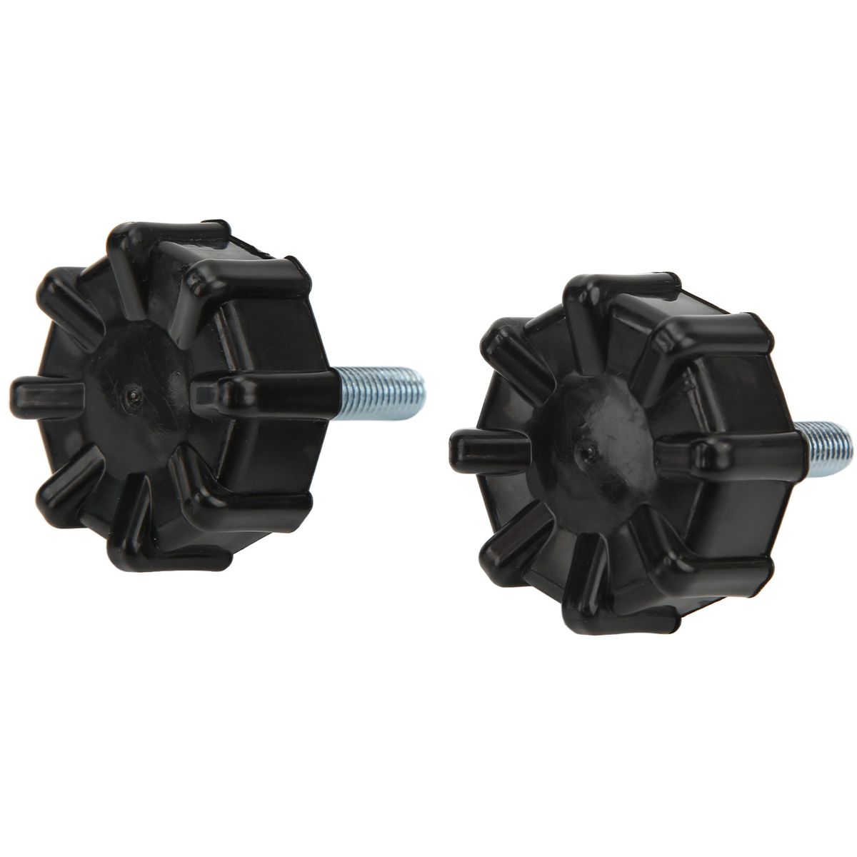 Motorcycle Handlebar Knob Screw M8 40mm Thread Carbon Steel