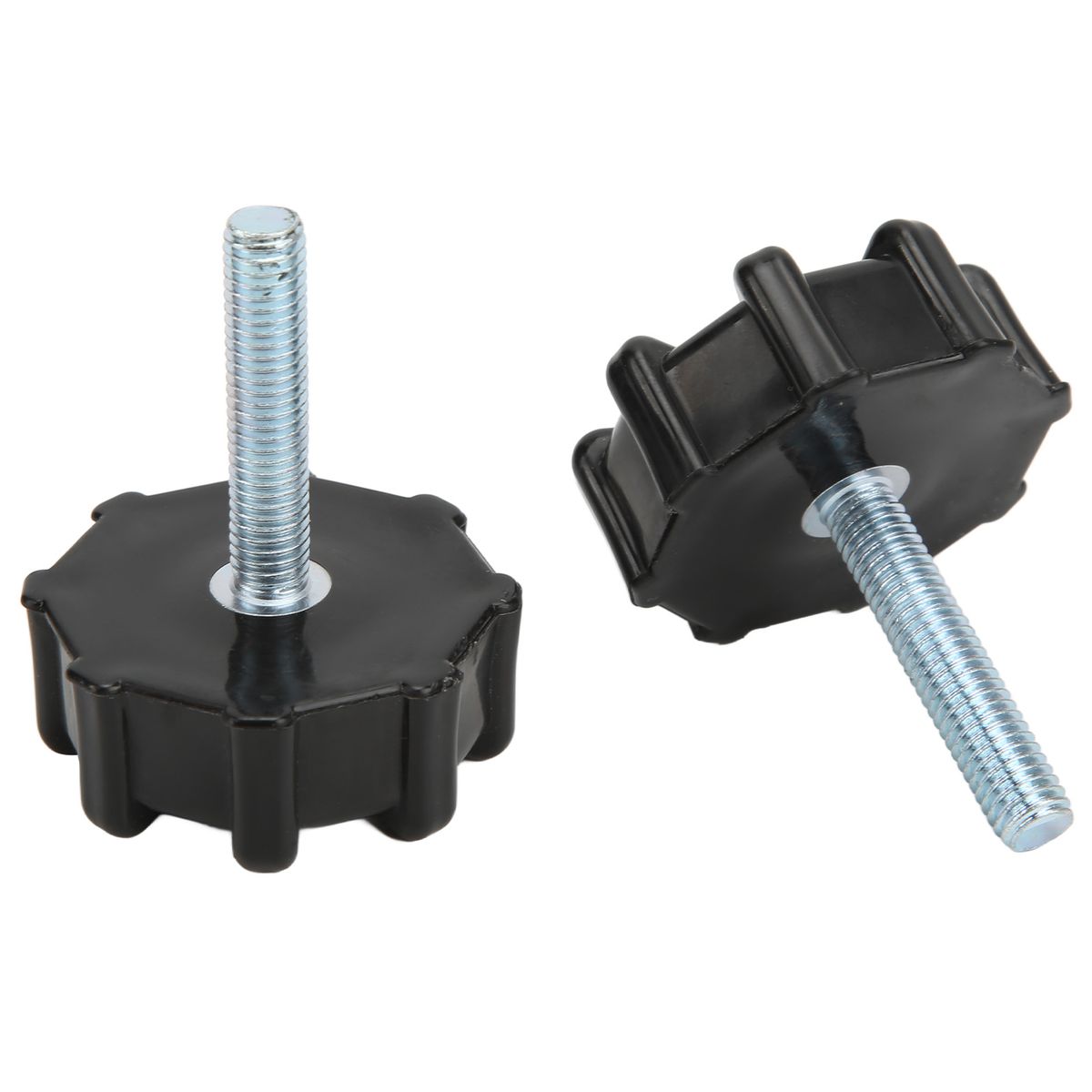 Motorcycle Handlebar Knob Screw M8 40mm Thread Carbon Steel