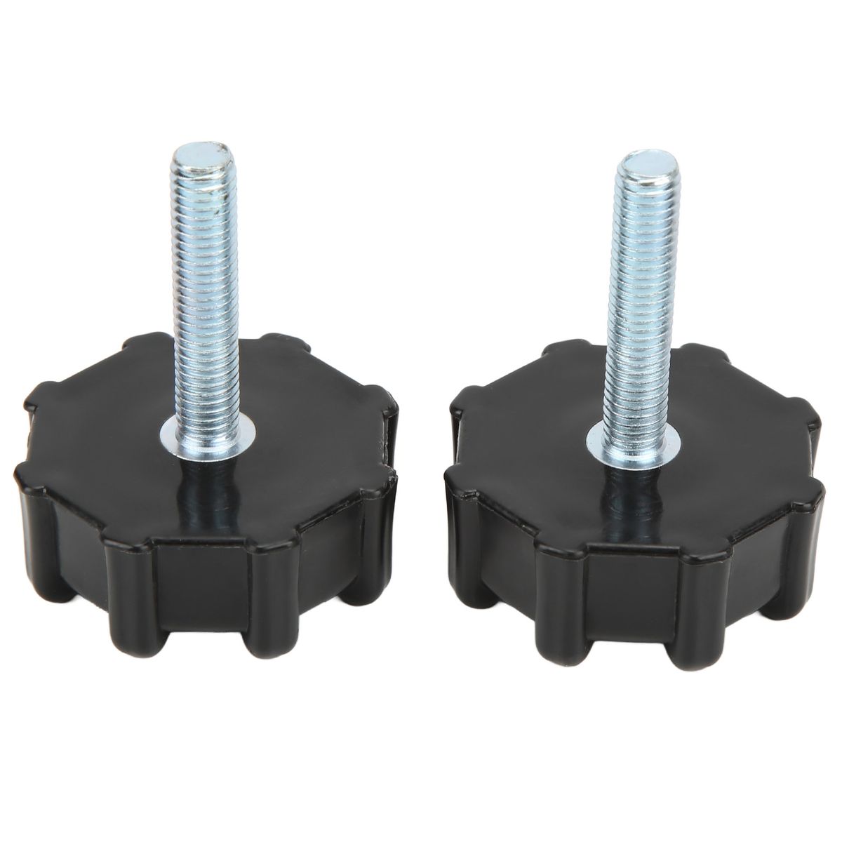 Motorcycle Handlebar Knob Screw M8 40mm Thread Carbon Steel