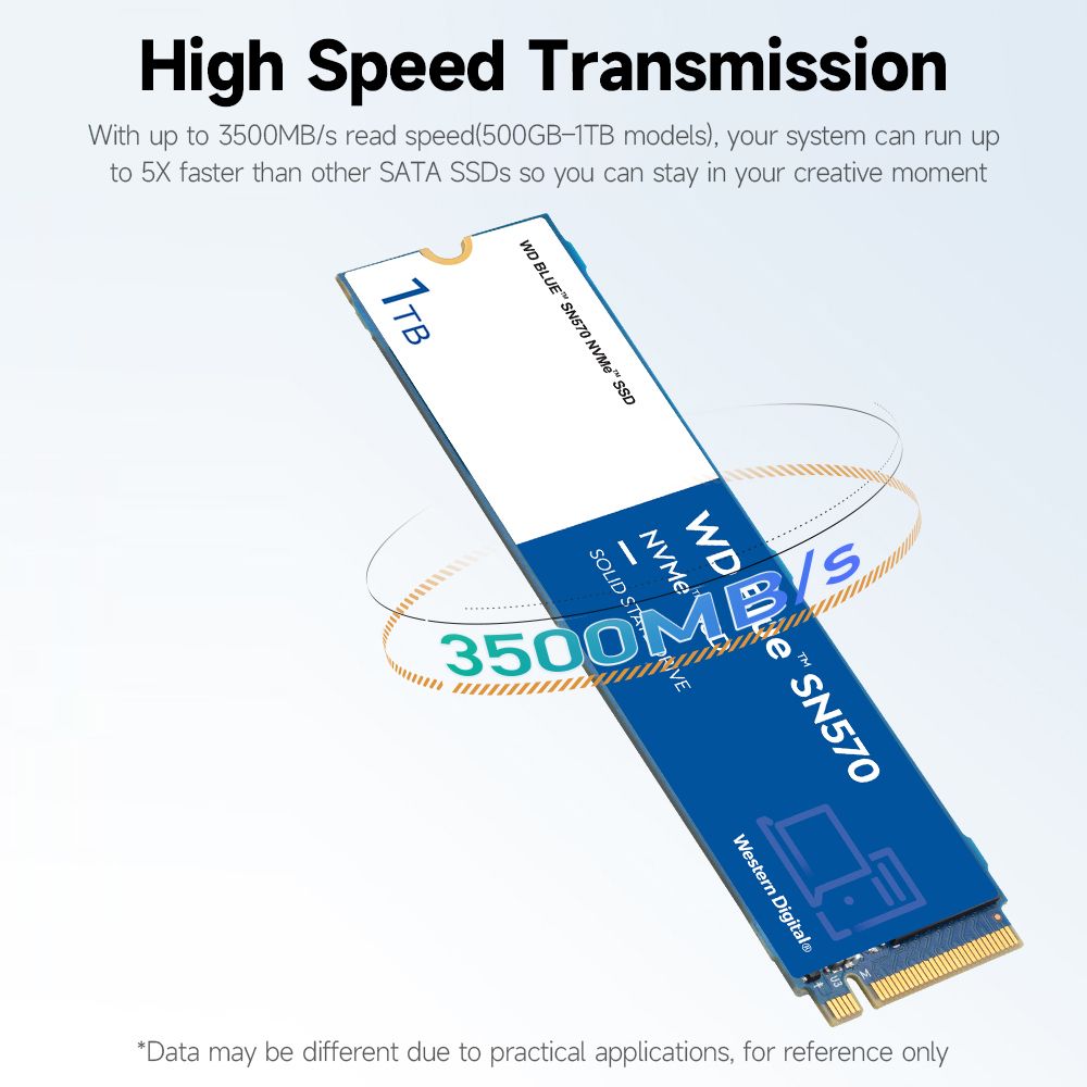 Blue SN570 1TB SSD NVMe Solid State Drive M.2 2280