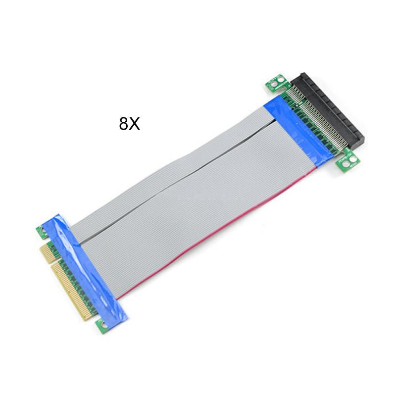 Riser PCI-E PCIE PCI Express 8X/ 16X Riser Extender Card Wit
