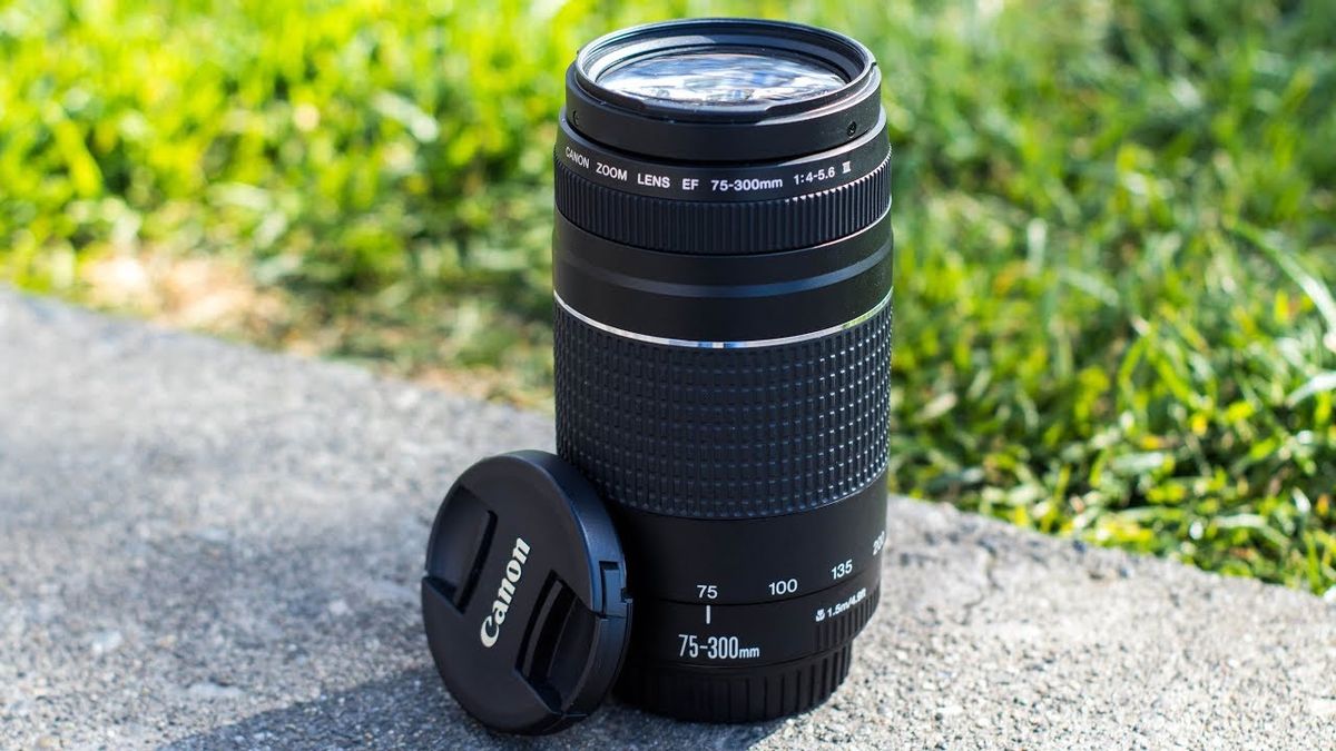 75-300mm Lens Canon EF 75-300mm F/4-5.6 III Telephoto Lens For Canon EOS 1300D 650D 700D 60D 70D 80D 6D 7D 5D2 5D3 T3i T5i T6