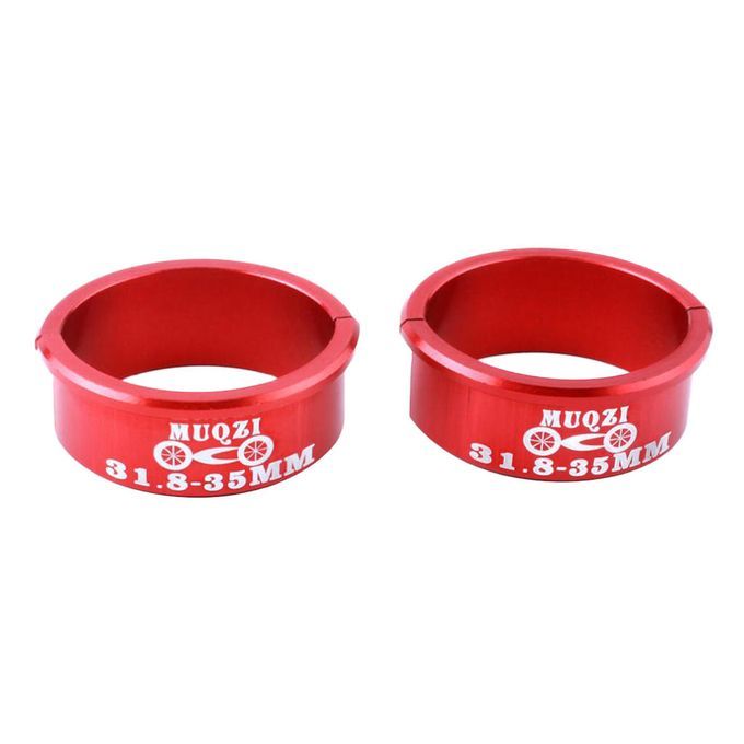 4 Pieces Bicycle Handlebar Shim 31.8mm To 35mm Stem For MTB Road Red