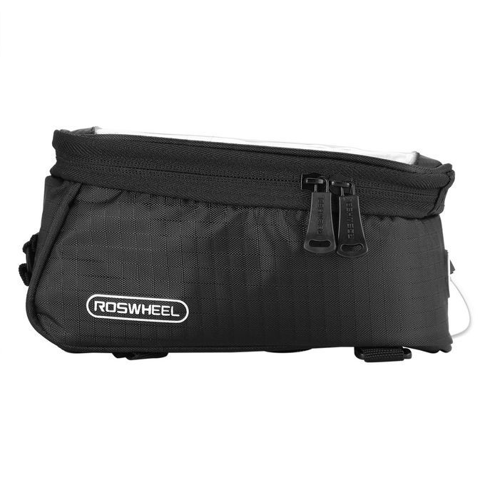 Y Ling Bike Front Top Frame Pannier Tube Bag  Ase Pou H For  Ell Phone-black