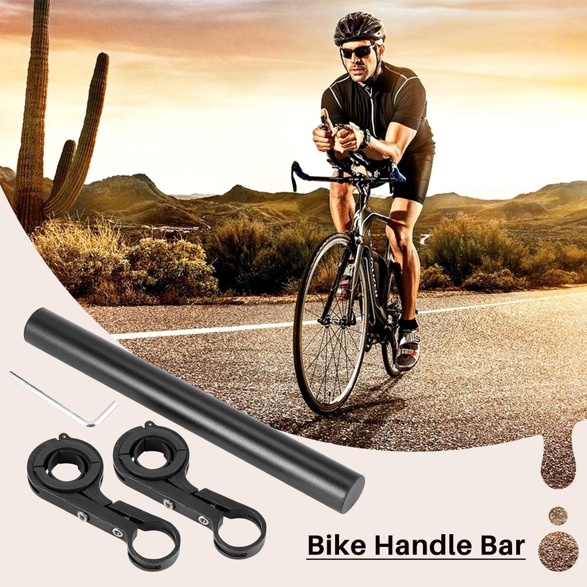 Handlebar Extension Mount Bicycle Handle Bar Bracket Extende