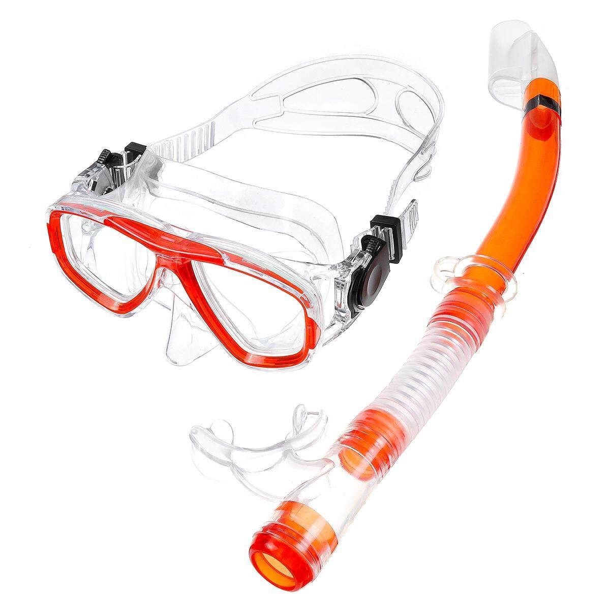 Snorkel Breathing Tube For Scuba Swimming Diving Snorkelling Underwater Bright Red