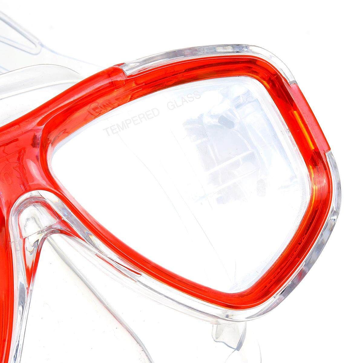 Snorkel Breathing Tube For Scuba Swimming Diving Snorkelling Underwater Bright Red
