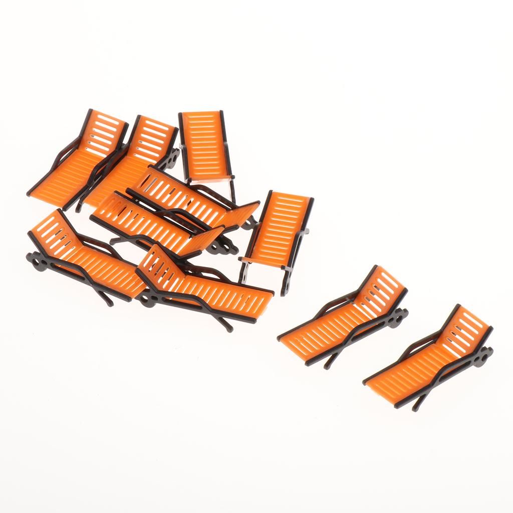 Beach Chair Building Miniature Doll House Layout Accessory
