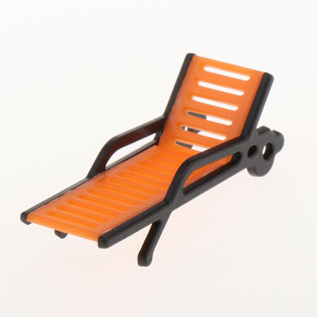 Beach Chair Building Miniature Doll House Layout Accessory