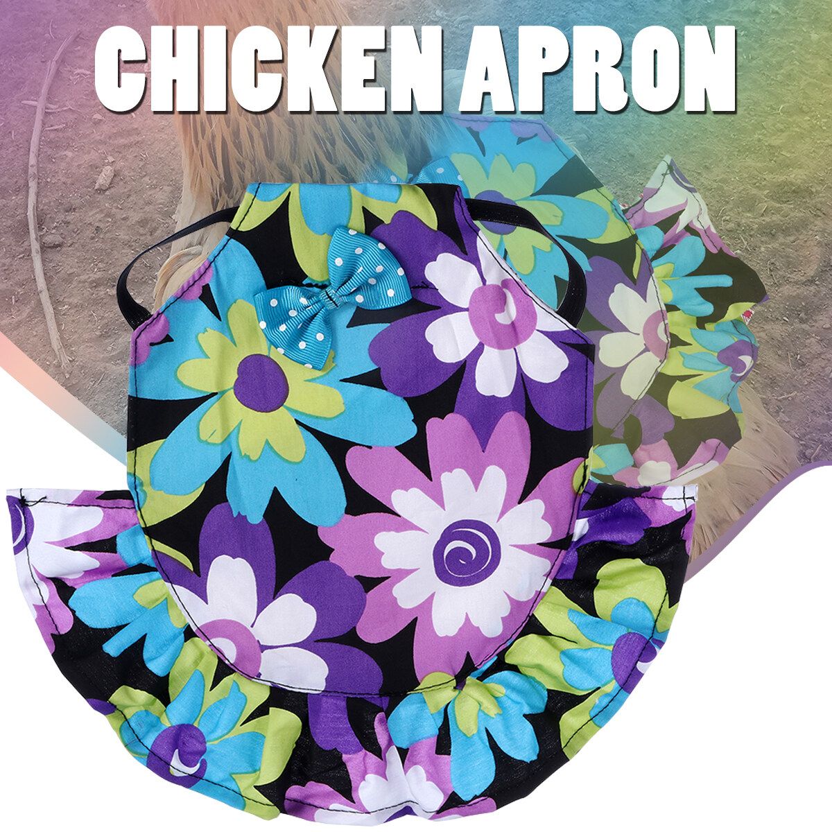 Poultry Apron Chicken Hen Duck Saddle Jacket Back Feather Protector Backyard
