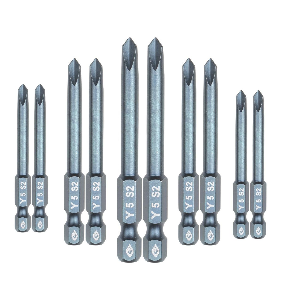 10pcs 1/4 Inch Hex Shank Magnetic Screwdriver Bits Set 65mm S2 Alloy Steel Hex Head Screwdriver Bits Professional Chamfered Ended Security Bit Tamper Proof Screw Tool Hand Tool H6.3x65mmxY5