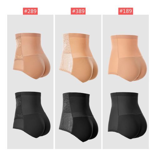 Padded Panties Without Seams For Women Underwear Gluteal Molding Buttocks And Lingerie Hips (No.#6)