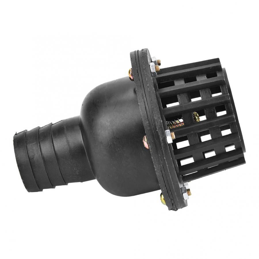 Fluid Machine Water Pump Foot Valve Black Pvc Low Pressure