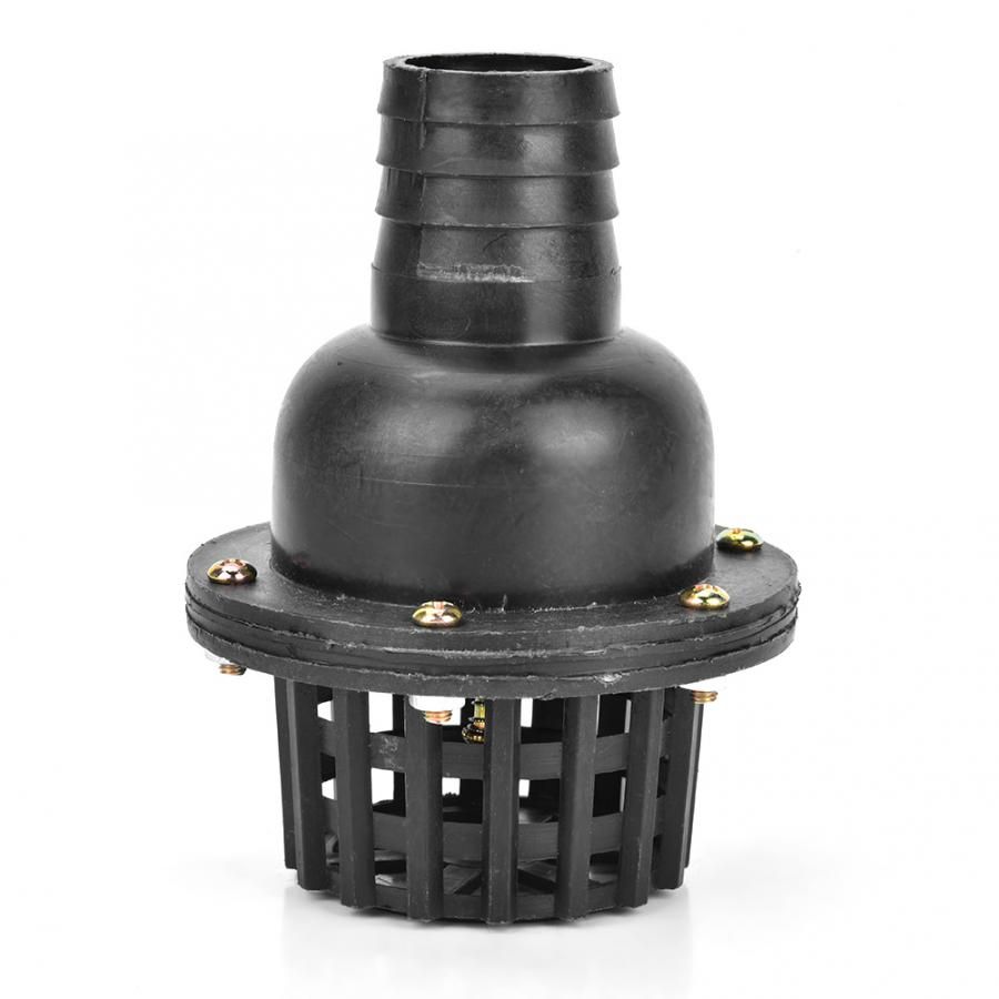 Fluid Machine Water Pump Foot Valve Black Pvc Low Pressure