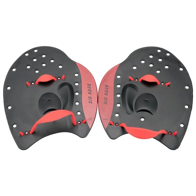 Professional Swimming Hand Paddles For Men Women Children Red S