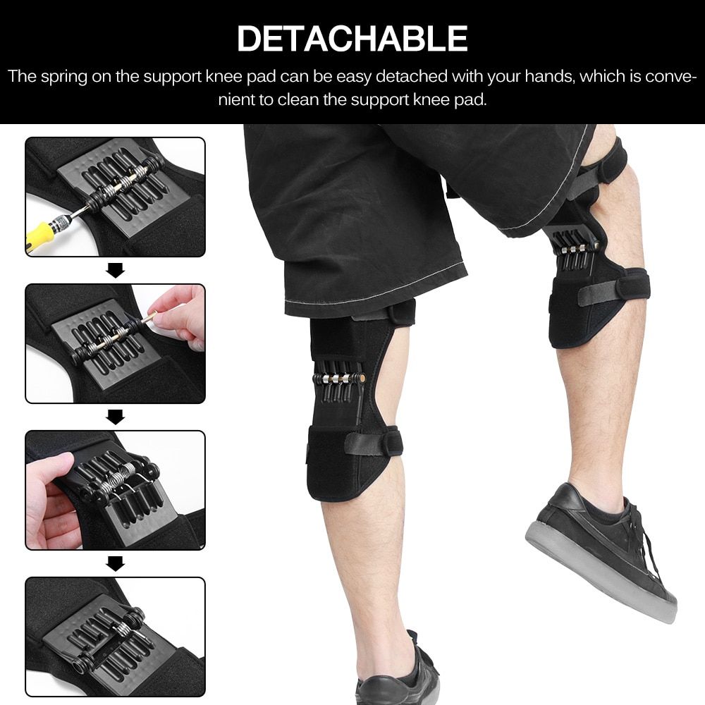 Knee Protector Joint Support Spring Force Booster Leg