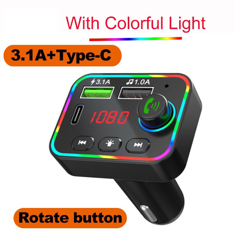 Dual USB Fast Charger Car Accessories Bluetooth Transmitter