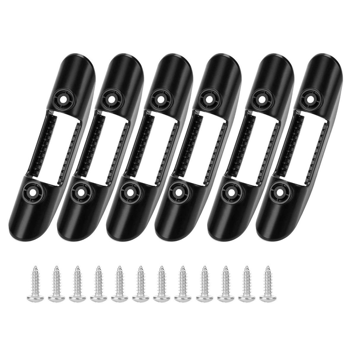 6Pcs Paddle Holder Clips Mount Parts for Pelican Kayaks Fish