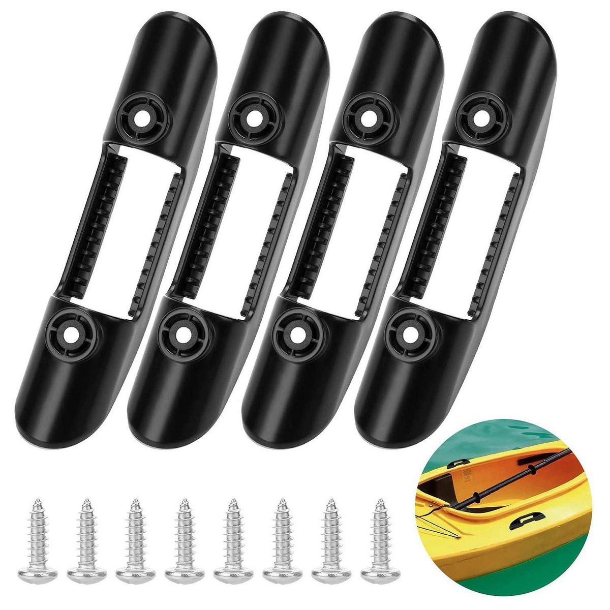 6Pcs Paddle Holder Clips Mount Parts for Pelican Kayaks Fish