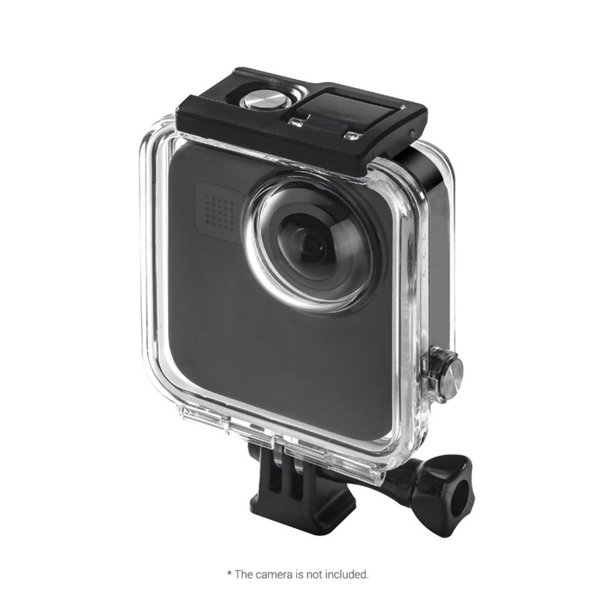 Action Camera Waterproof Case Diving Protective Housing Transparent Underwater 40M Compatible with GoPro Max Sports Camera