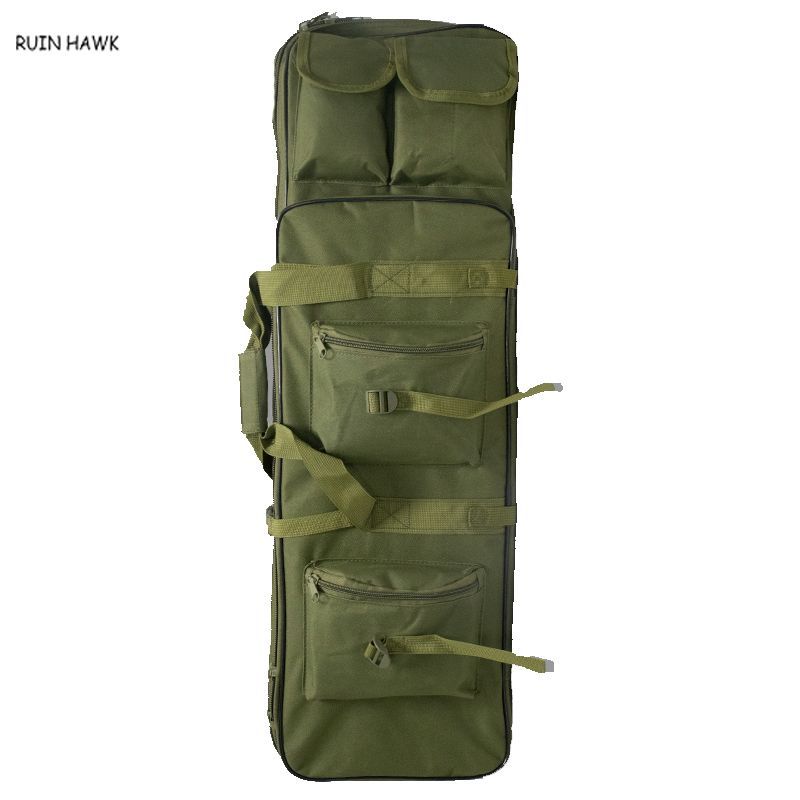 Backpack  Heavy Duty Oxford Outdoor Sport Bag Hunting Gun Bag Airsoft Paintball Gun Case Black 94CM