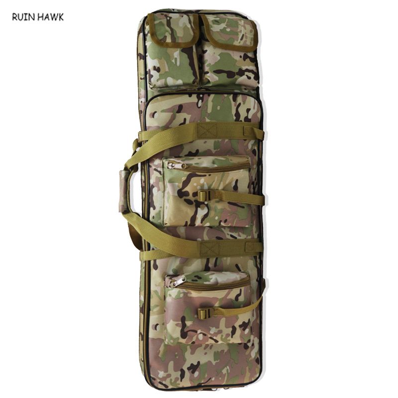Backpack  Heavy Duty Oxford Outdoor Sport Bag Hunting Gun Bag Airsoft Paintball Gun Case Black 94CM