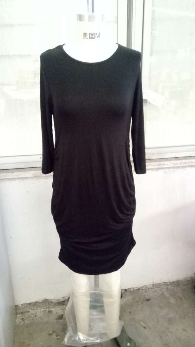 Summer Maternity Nursing Dress Long Sleeve Striped Dress For Pregnant Women