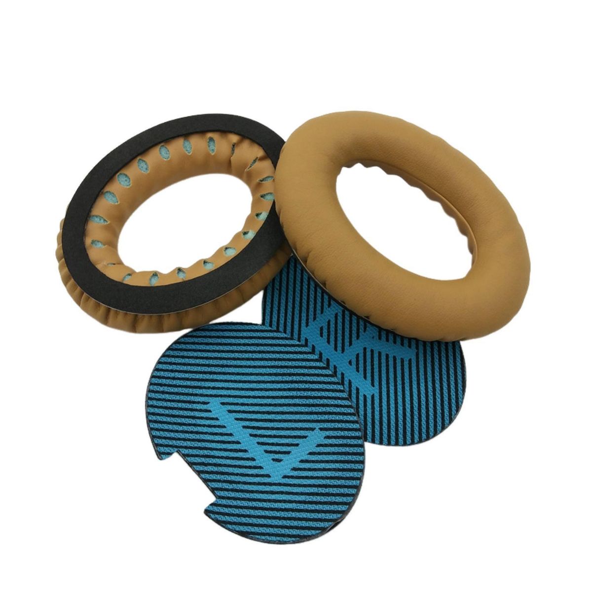 Headphone Cover Enhanced Sound Quality Ear Pads for Qc35qc25ae2 Khaki