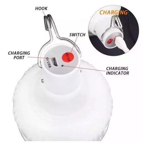 Rechargeable Light LED Bulb With Hanger - 50w