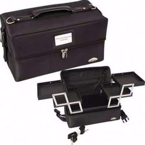 Professional Makeup Box With Strap Handle
