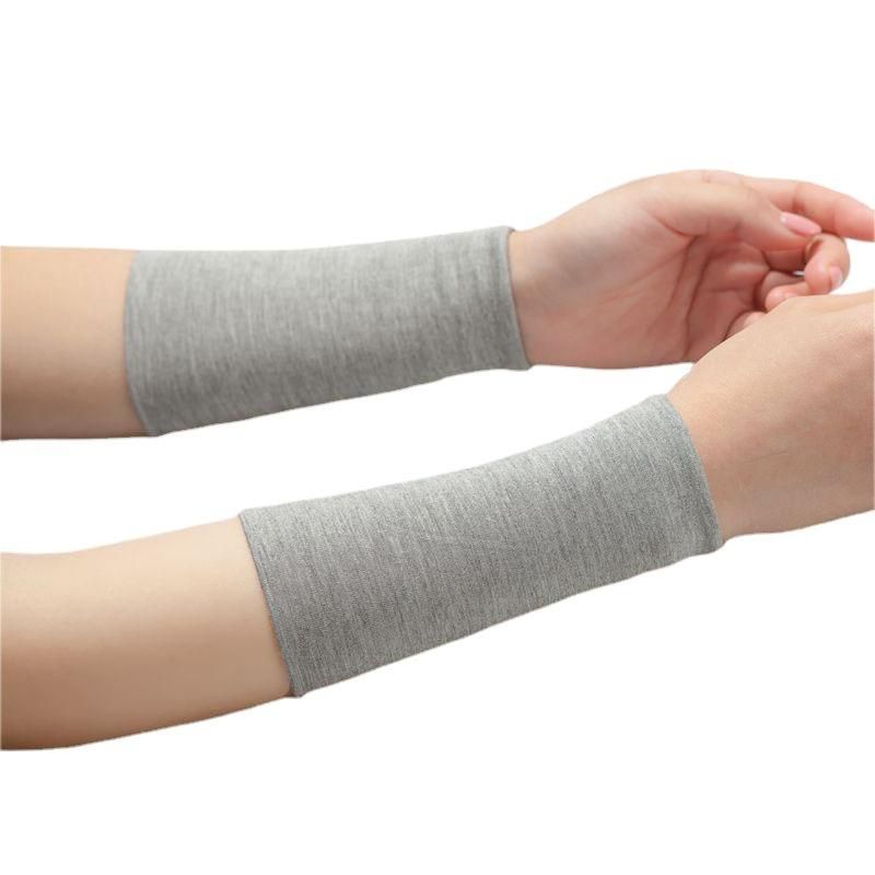 Summer Female Male Scar Cover up Tattoo Wristband Sports Sweat Wiping Modal Cotton Wristband Fashion Long Small Arm Sleeve Thin