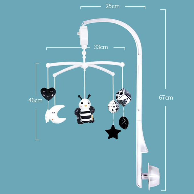 Baby Mobile Decoration Bassinet Sensory Bed Bell Toy Mobile Hanger Bee