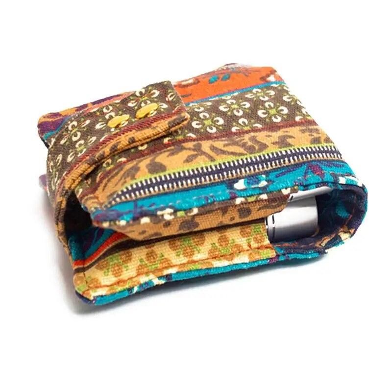 Canvas Essential Oil Storage Bag 6 PCS/Pack 10ml Rolling Bottle Organizer Carrying Holder Case Women Cosmetic Makeup Bag