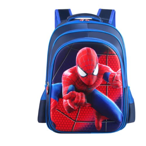 Spiderman 3d School Bag Backpack-l-42cm; M- 38cm; S-36cm