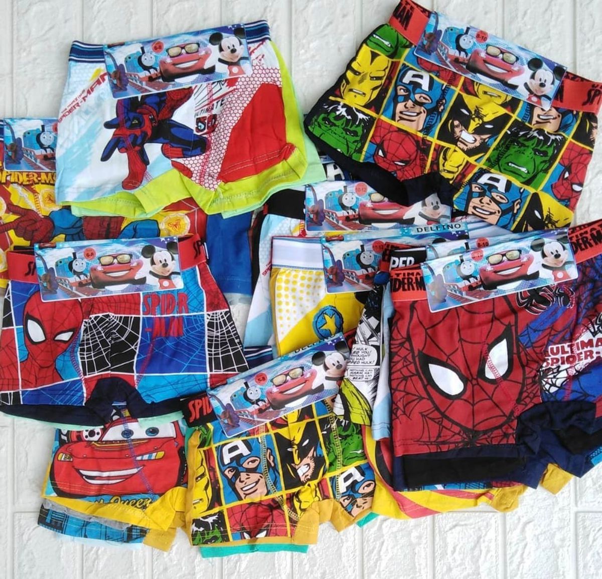 Set Of 6 Character Boy's Boxers - Multi