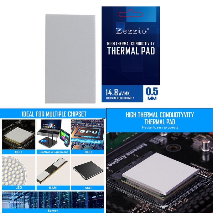 Silicone Thermal Pad Grease Pad For CPU Graphics Card Heat Resistance