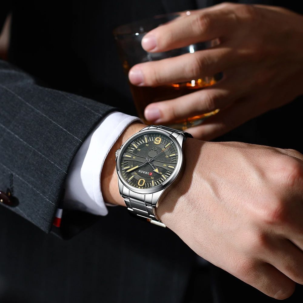 Brand Fashion Business Military Waterproof Men's Watch