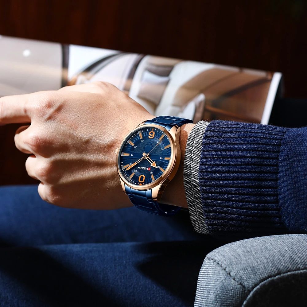Brand Fashion Business Military Waterproof Men's Watch
