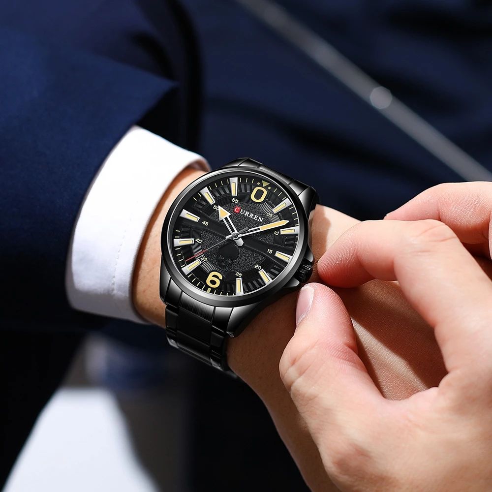Brand Fashion Business Military Waterproof Men's Watch
