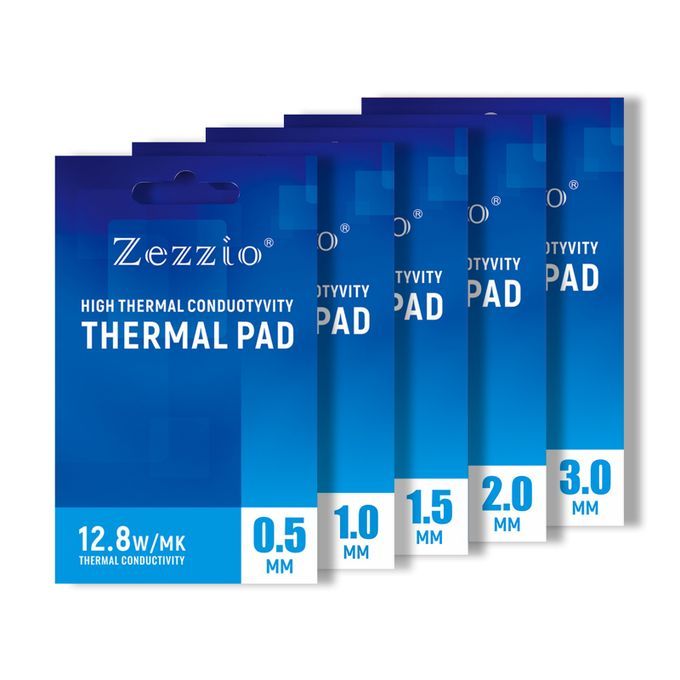 Heat Dissipation Silicone Thermal Pad CPU/GPU Thermal Pad 12.8 W 1.0mm